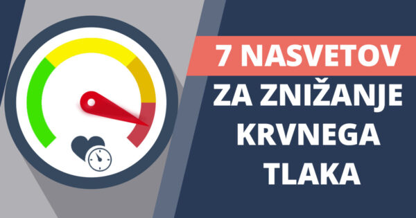 7 nacinov kako naravno znizati krvni tlak