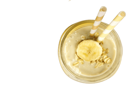 Bananin smoothie z ovsenimi kosmiči